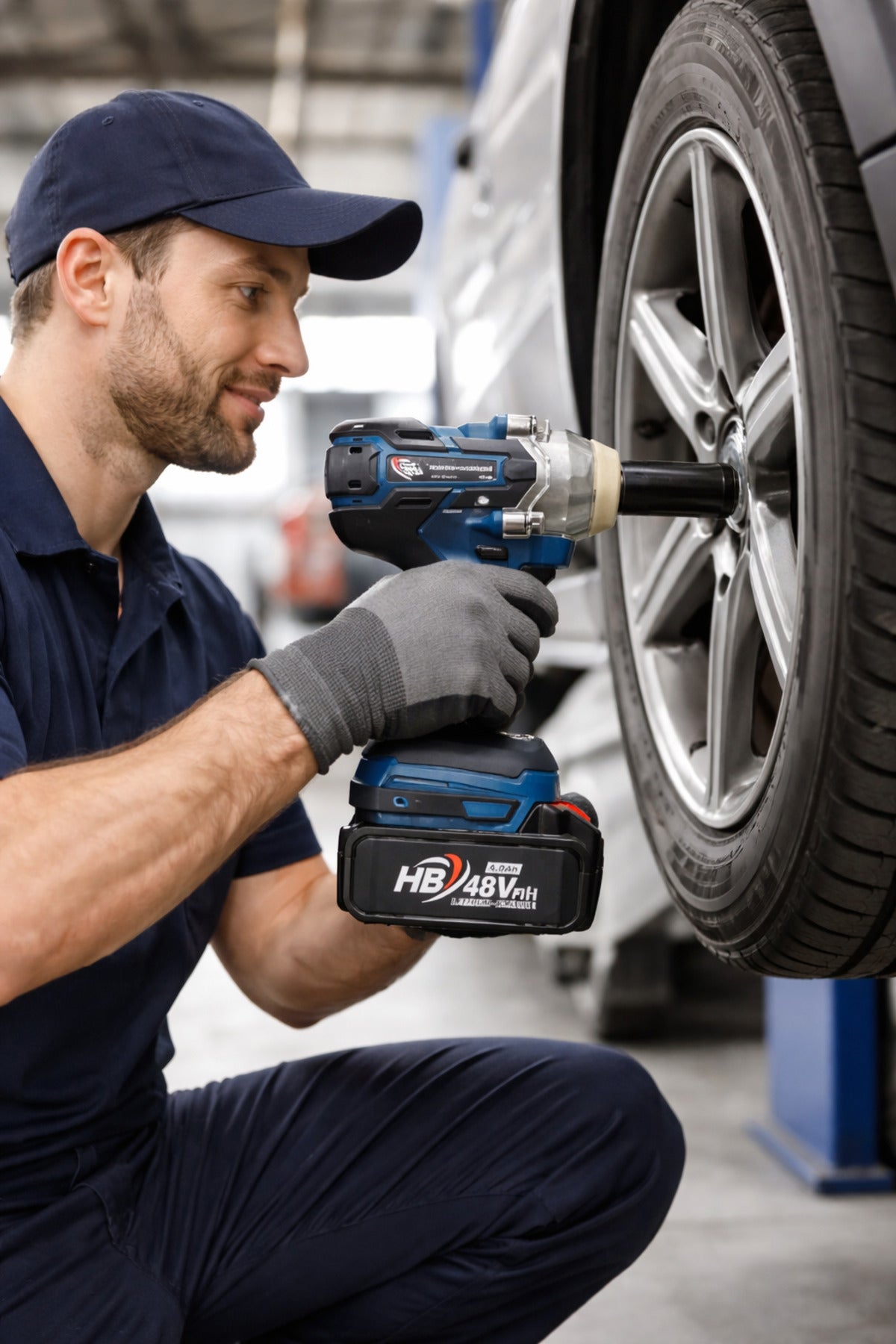 HB Cordless Wrench, Brushless Impact Wrench 350N.m High Torque Impact With 3200 R/MIN Speed BS-285