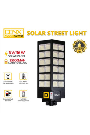 Solar Street Light, LED Solar Light Outdoor, High Power Waterproof Street Lamp With Remote Control, Motion Sensor, 16H Lighti