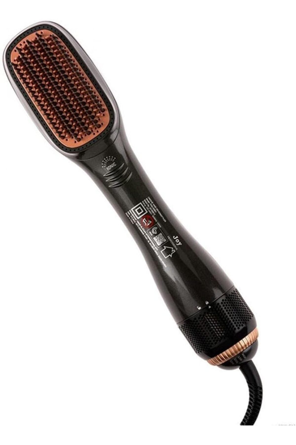Joy Professional Thermal Hair Styling Brush Portable 2 in 1 Hot Comb Hair Straightener Curling and Straightening Hair Styler