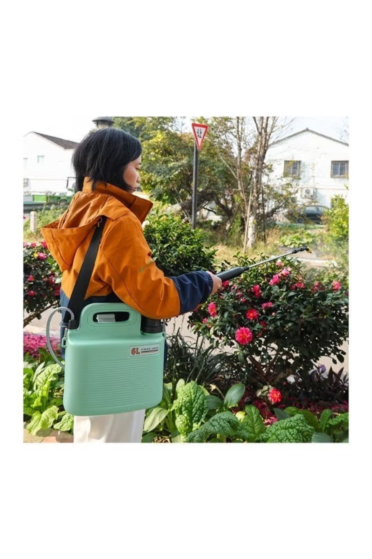 DENX 6L Tank Electric Sprayer 2000mAh Rechargeable Battery, Multi-Purpose Cordless Cleaner DX3651