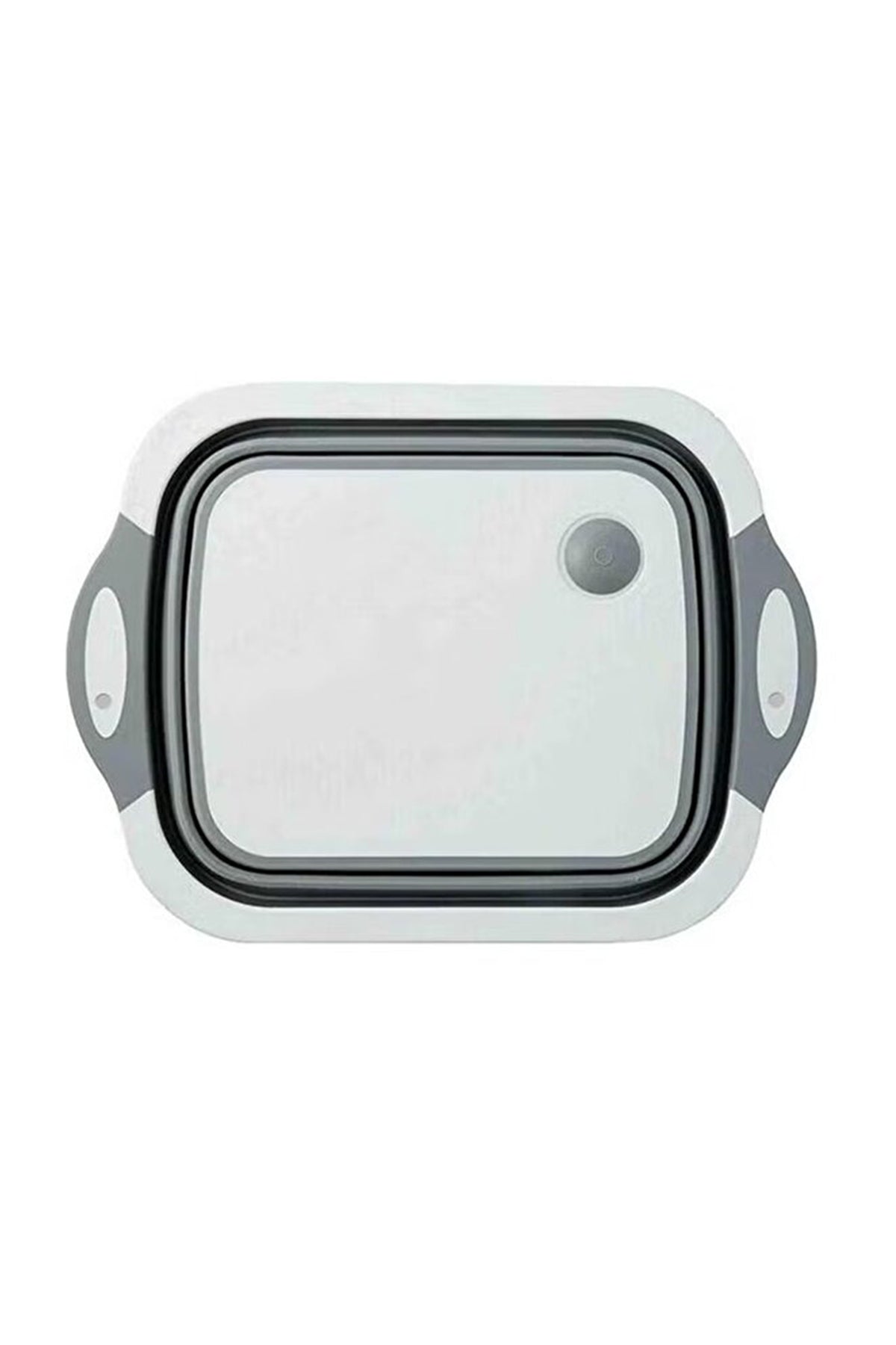 Smart Kitchen Folding Chopping Board with Drain Basket, Foldable Vegetable & Fruit Cutting Board
