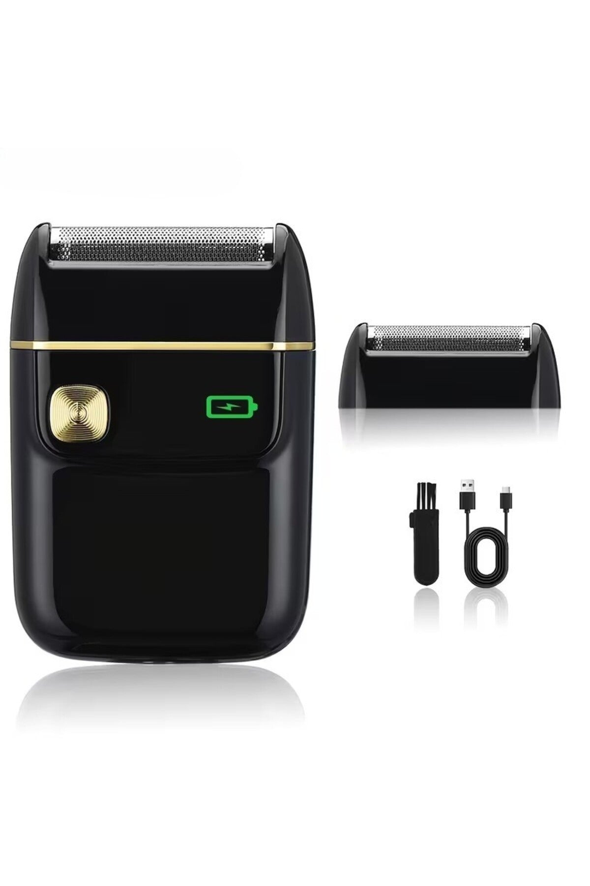 DLC Rechargeable Beard Trimmer for Men, Electric Shaver, Stainless Steel Foil Blade, DLC-32659