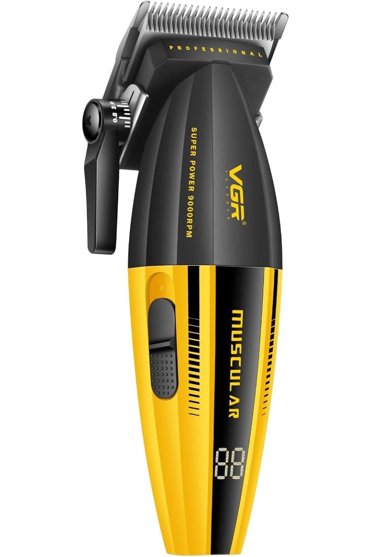V-285 Fresh Fade Hair Clipper, 9000RPM Cordless Barber Trimmer with LED Display