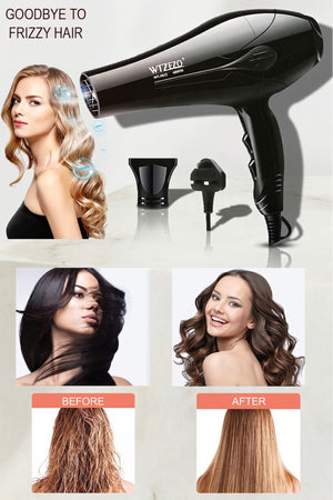 WTZEZO 4000W Professional Hair Dryer Hot & Cool Air, Fast Drying Hair Style Blow Dryer