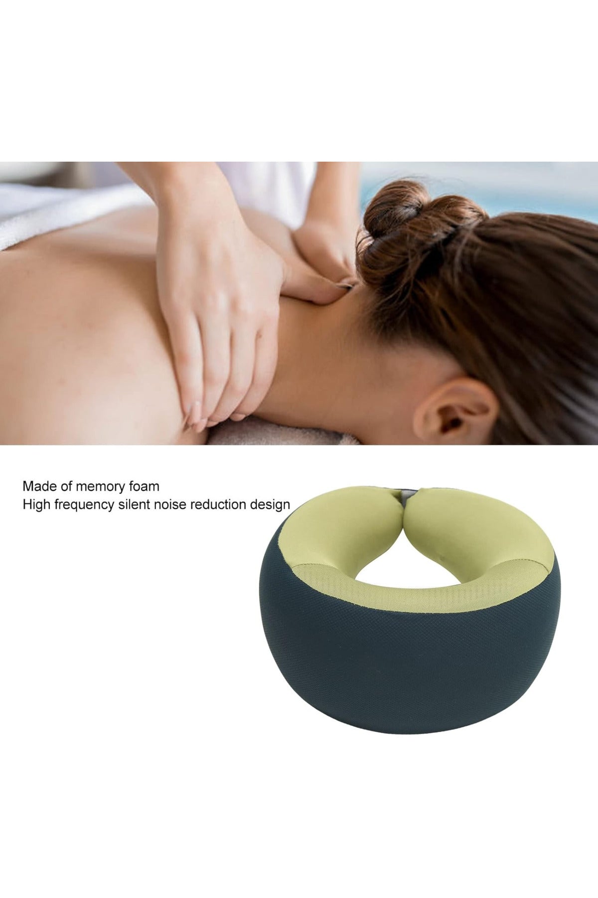 U-Shaped Kneading Neck Massager Portable Travel Mini Electric Wireless Massage Pillow
