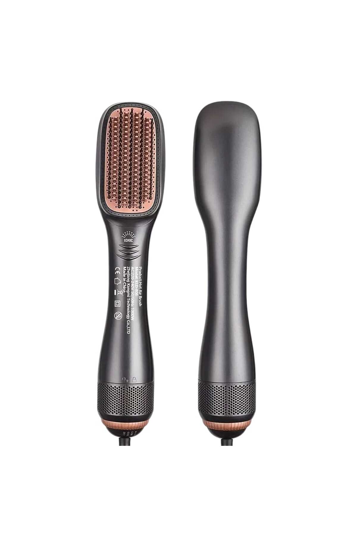 Dinx 2-in-1 Heated Hair Brush 1200-1500W, Straightening, Drying and Volumizing, 3 Speeds