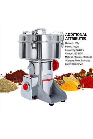 DENX 3500W Electric Coffee Grinder 800g Using for Grinding Coffee/Beans/Spices/Grains/Nuts, DX3235
