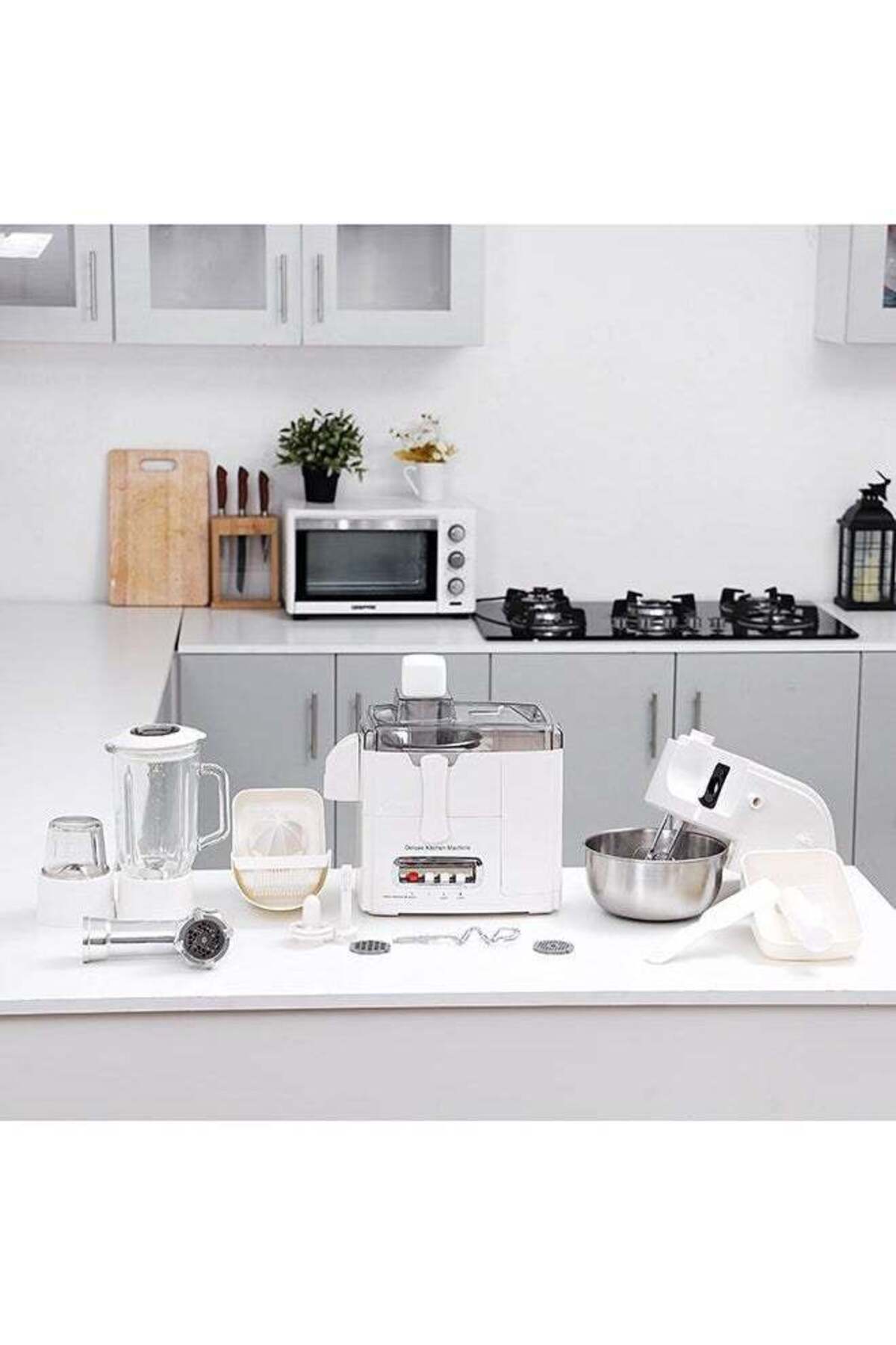 10 in 1 Food Processor Multi-Functional with Blender, Grinder Mill, Juicer Extractor, Whisk,