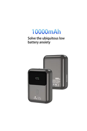 Power Bank 10000mah With 22.5w Fast Charging Slimmest Design And Universal Ports Usb-a & Usb-c
