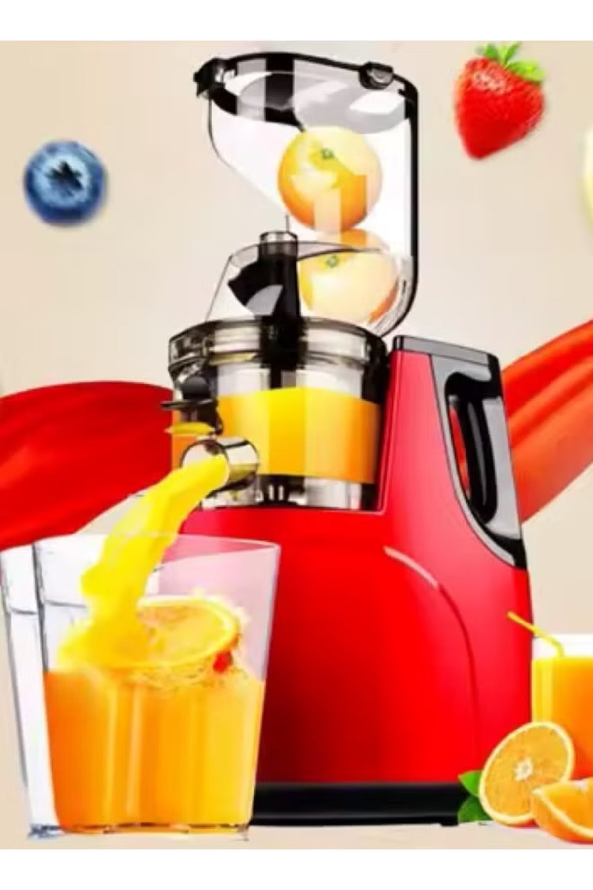1000W Electric Juicer Fruits Cold Press Squeezer Vegetable Processor Slow Masticating Juicer Machine, DX3203