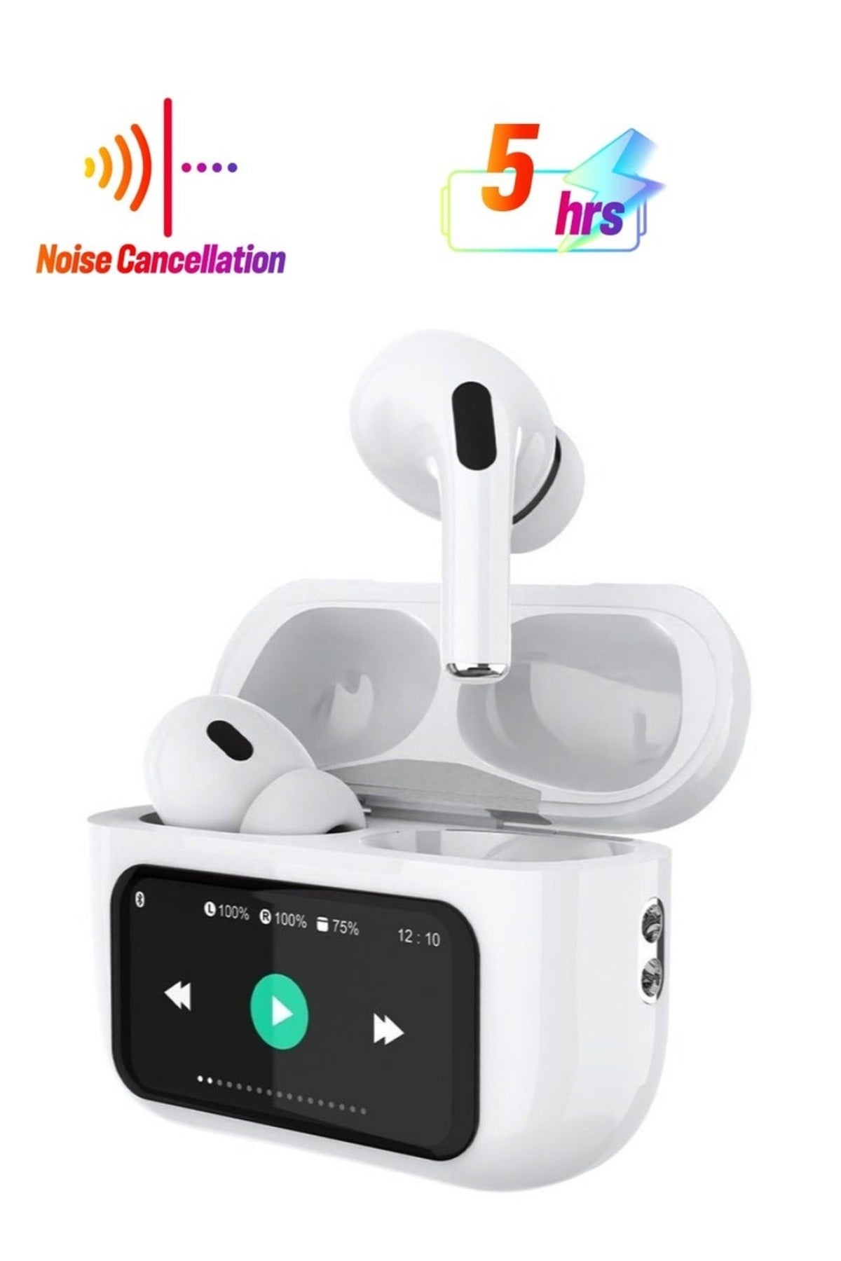 DENX True Wireless Earbuds with Touchable Case, Bluetooth Earbuds with Mic, In-Ear Headphones, DX650