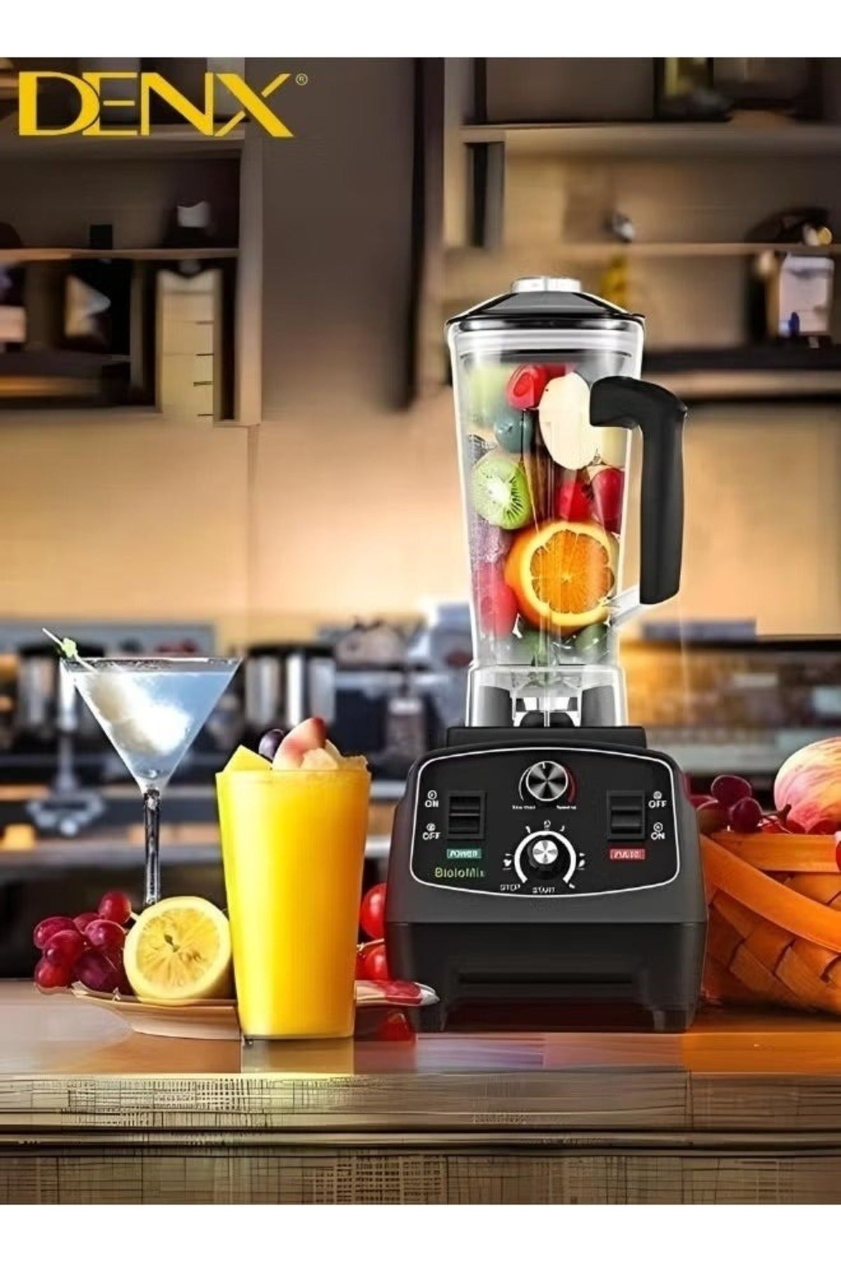 Professional Blender - 1800W Motor Blends Smoothly - 2L Glass Jar DX1783