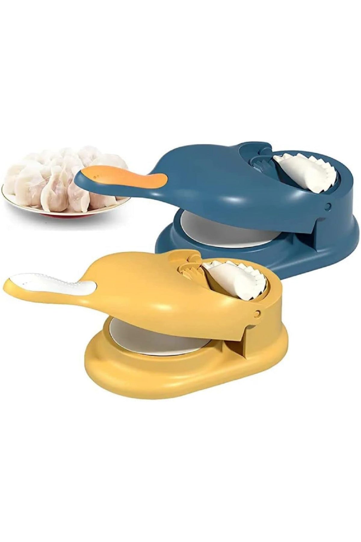 Denx 2 in 1 Dumpling Maker, Manual Dumpling Maker with Tortilla Mold and Pizza Dough Press DX2017