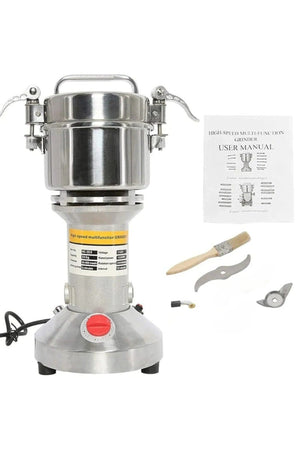 DENX 1400W High Speed Electric Grain Mill Grinder with 300g Large Capacity Stainless Steel, DX3222
