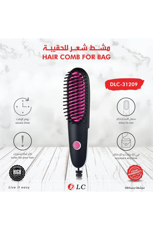 DLC Electric Hair Straightener Comb for Women Travel Hair Brush Straightening Comb DLC-31209