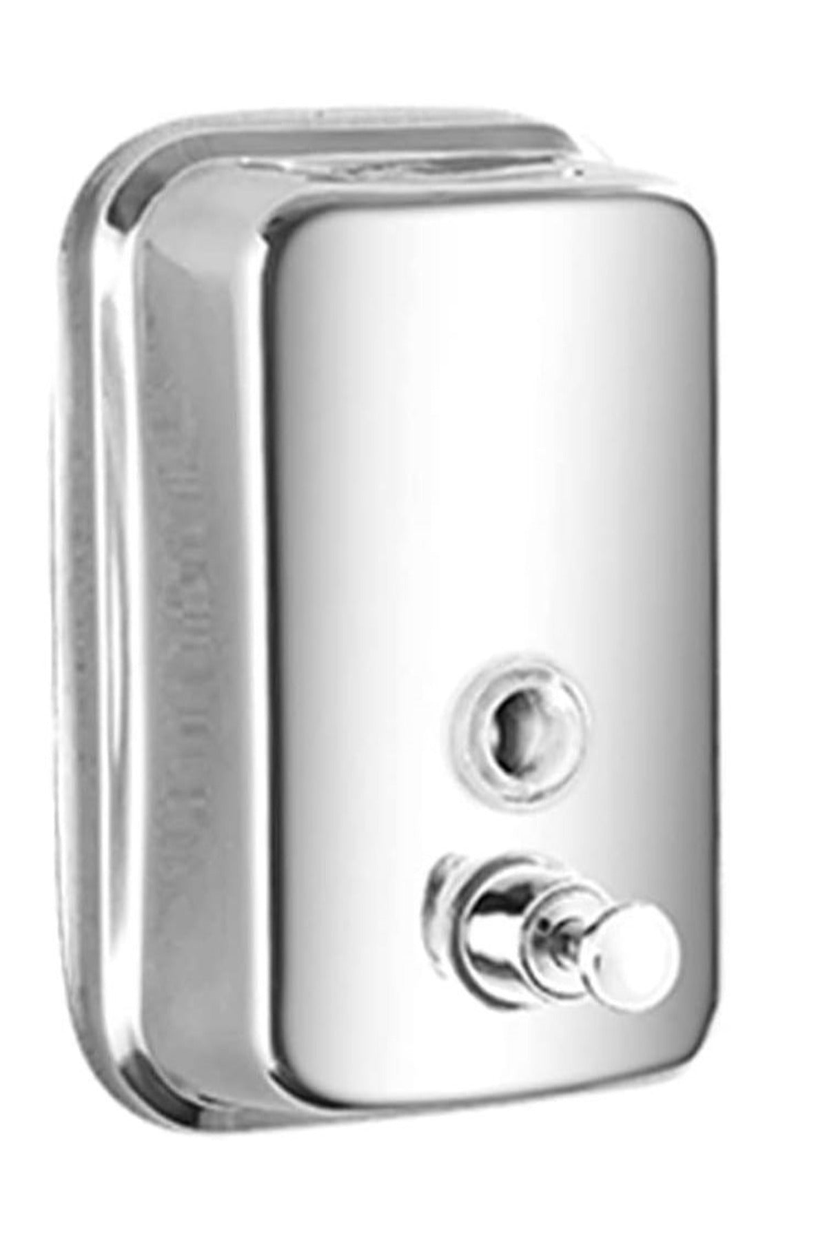 DLC 500ML Wall Mounted Liquid Soap Dispenser Stainless Steel Manual Hand Wash Dispenser, DLC-53050