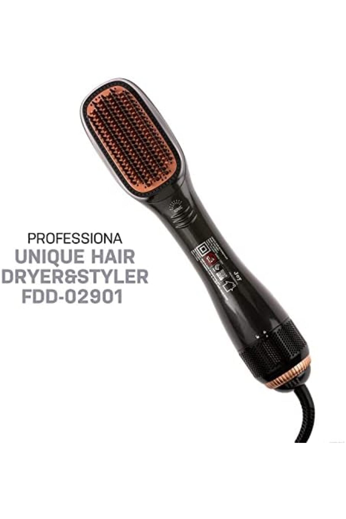 "joy Professional 2-in-1 Styling Brush – Hair Straightening & Volumizing Hot Air Brush