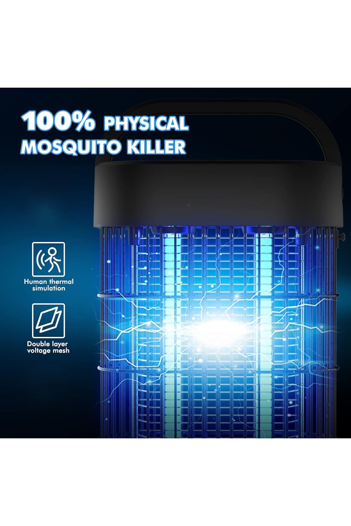 20W Electric Mosquito Killer Lamp Indoor Bug Zapper Chemical-Free Fly Insect Trap Lamp