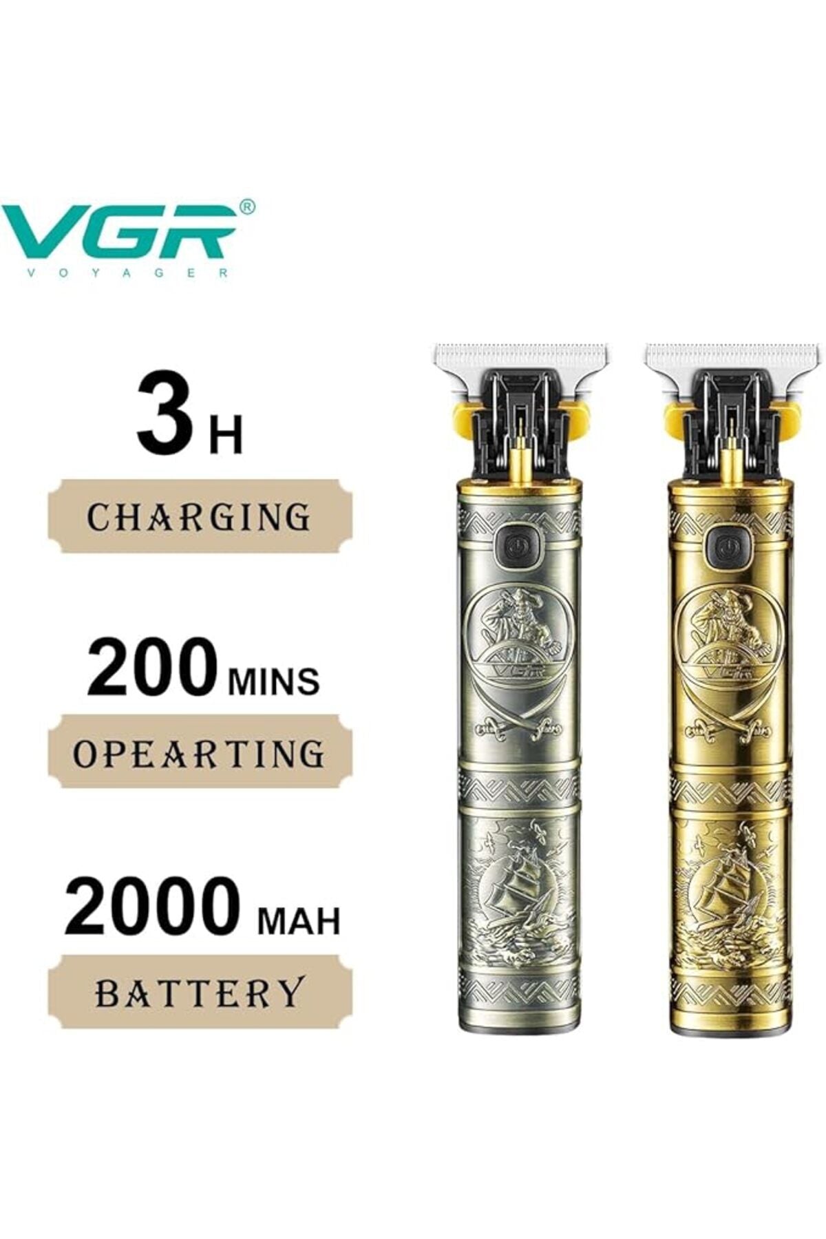 V-096 Professional Hair Trimmer Multicolour