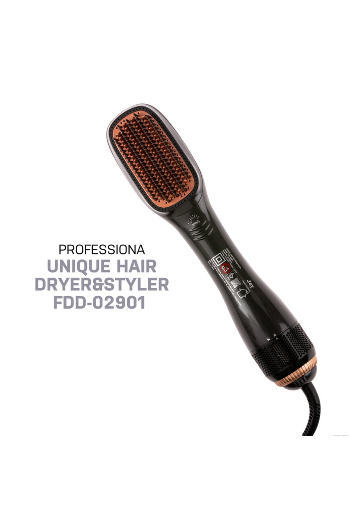 Joy Professional 1200W 2 in 1 Hair Dryer And Styler Hot Air Hair Brush FDD-02901