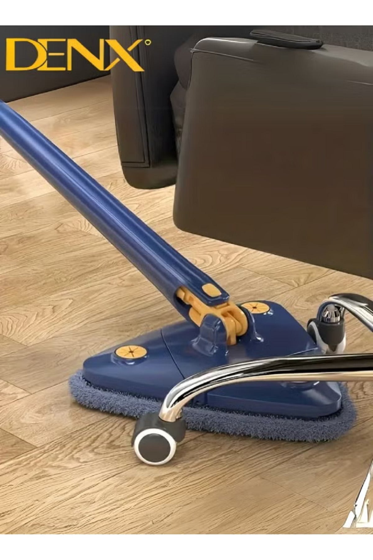 Triangle Multifunctional Cleaning Mop Triangle Mop 360° Rotatable Adjustable with Stainless Steel