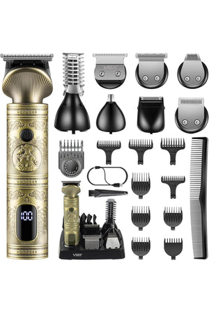 Professional Mens Beard Grooming Kit, Electric Shavers Razors, Trimmers for Men, 6in1