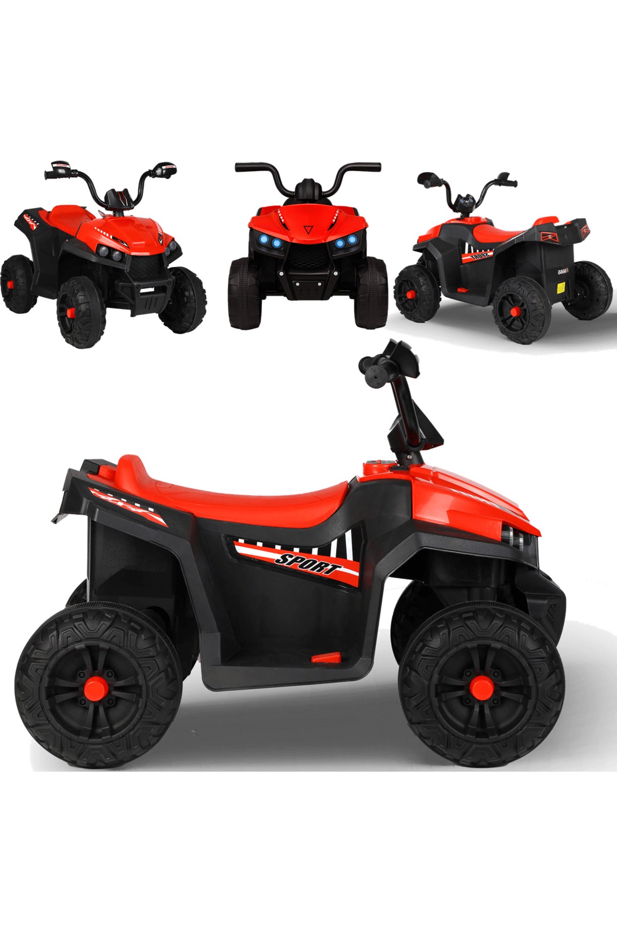 6V Kids Rechargeable Electric Ride On ATV Quad Bike Remote Control, LED Lights, MP3, USB Port BC1182