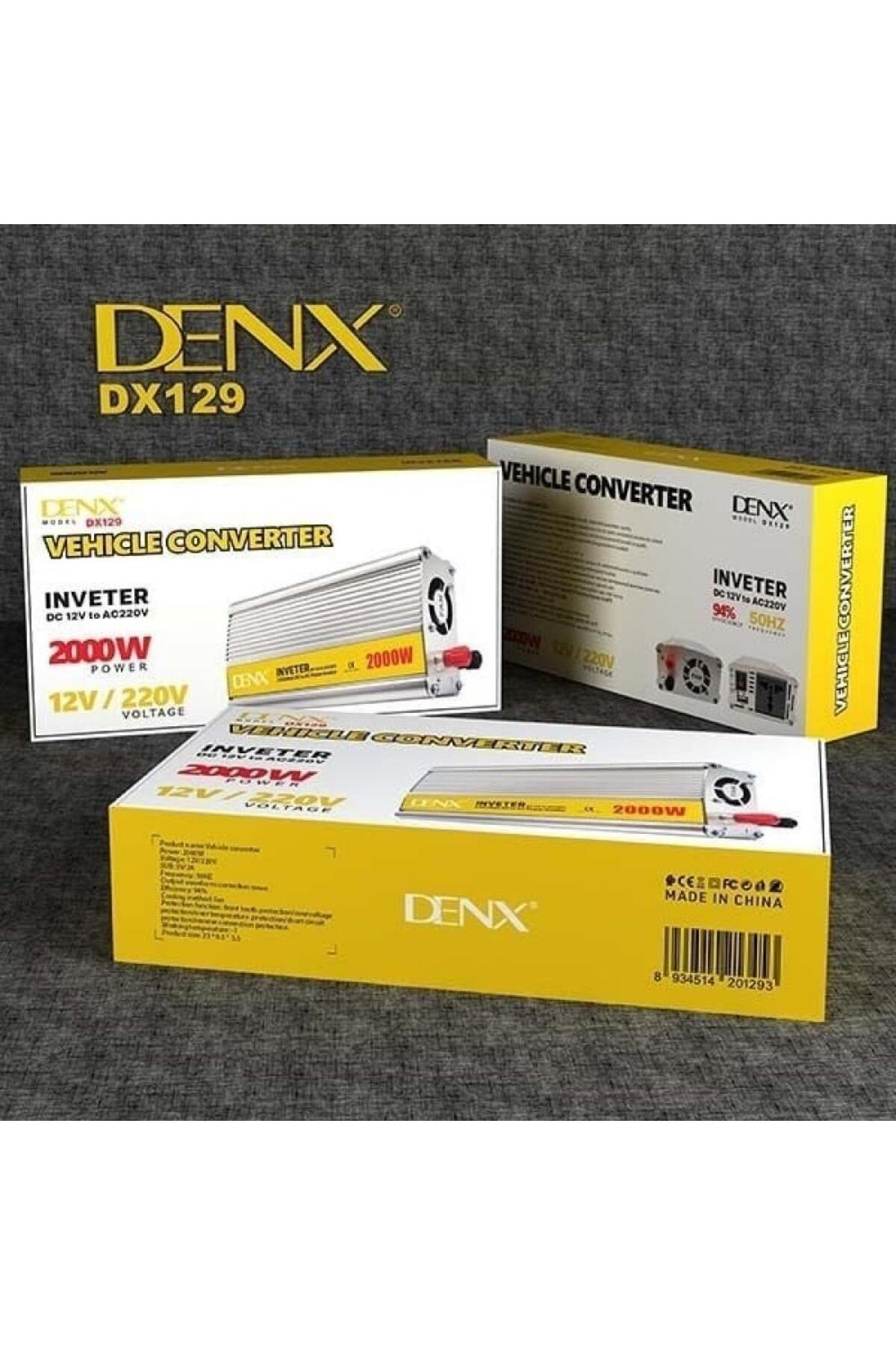 DINEX DX129 2000W 220V Car Power Inverter and Fast Car Charger