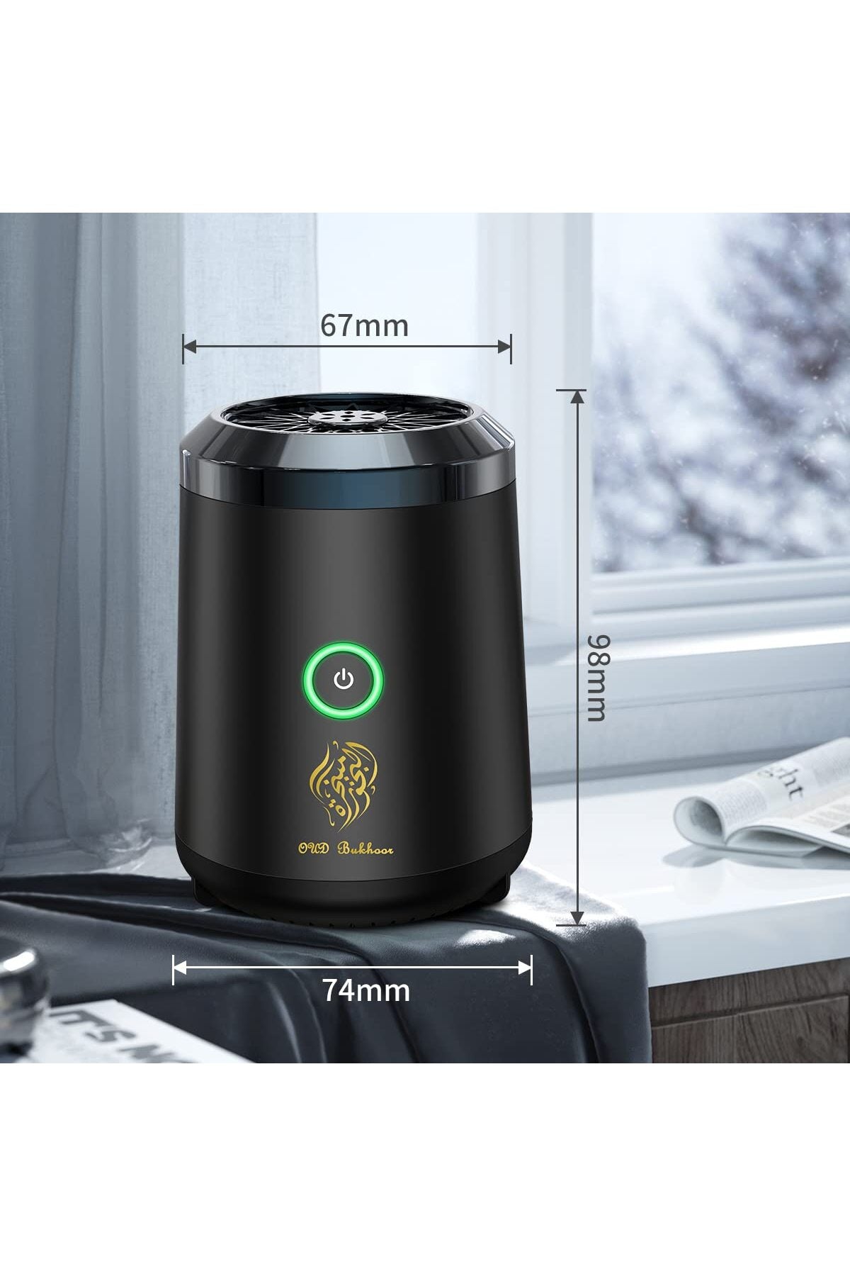 BK-18 2000mAh USB Electric Bakhoor & Oud Burners, Pack of 2