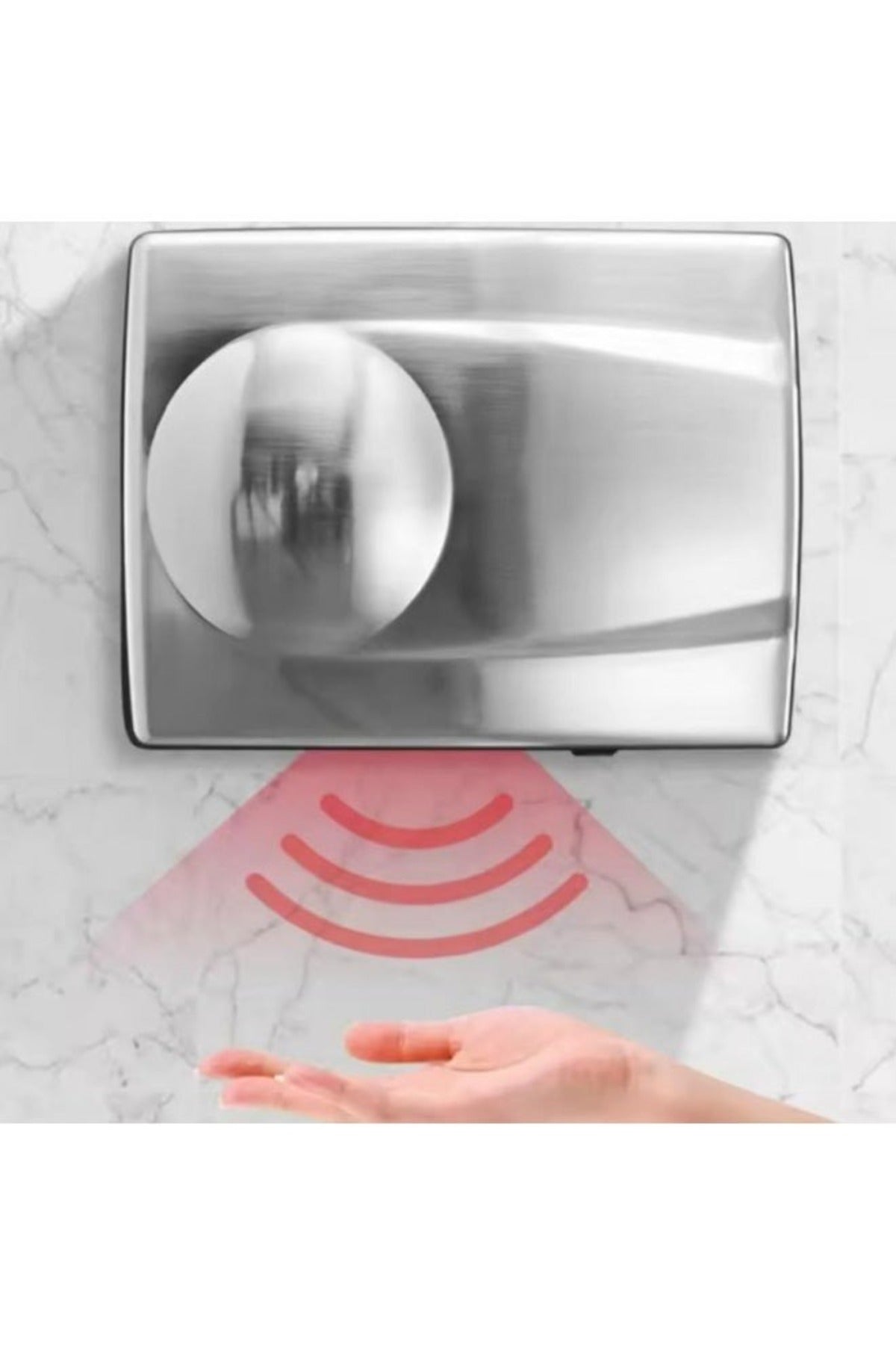DLC 1300W Wall Mounted Hand Dryer Touchless Infrared Sensor Bathroom Dryer, DLC-57101