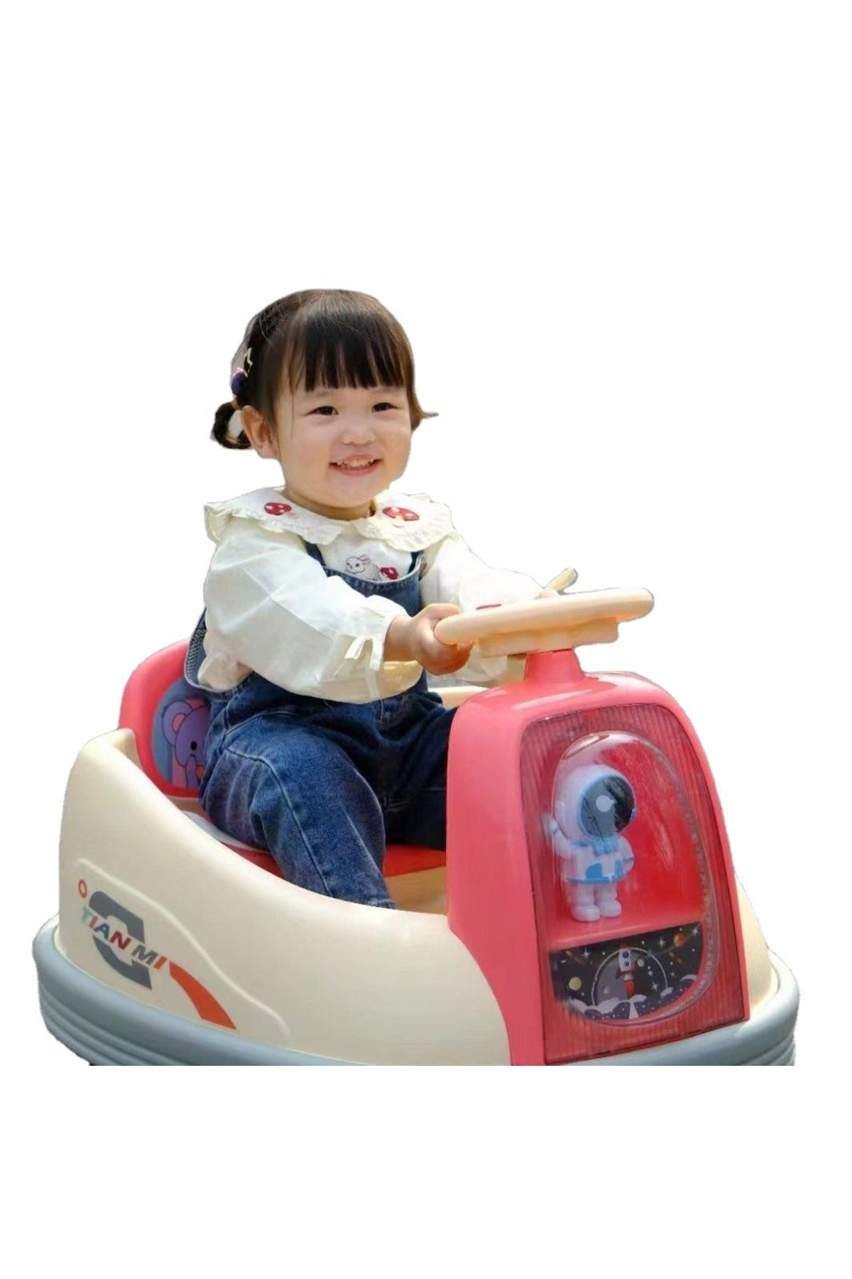 Electric Ride On Car for Kids, Bumper Car 360° Spin Ride 6V Battery Powered Toddler Car