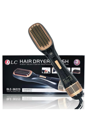 DLC 1200W 3-in-1 Hair Straightener Brush, Portable Hair Dryer & Styler, Hot Air Hair Brush DLC-36223