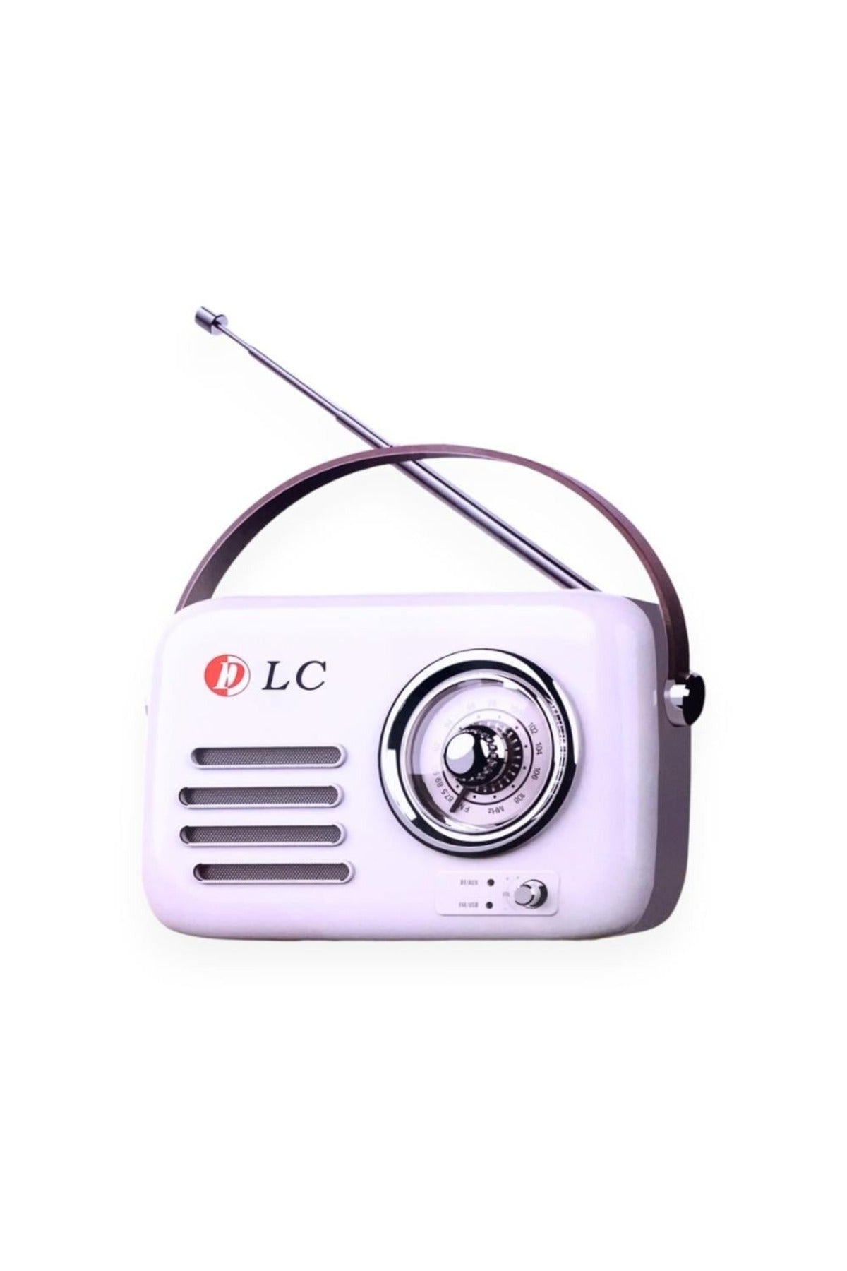 DLC Portable Bluetooth FM Radio Speaker USB MP3 Player Wireless Retro Radio Rechargeable, DLC-32413