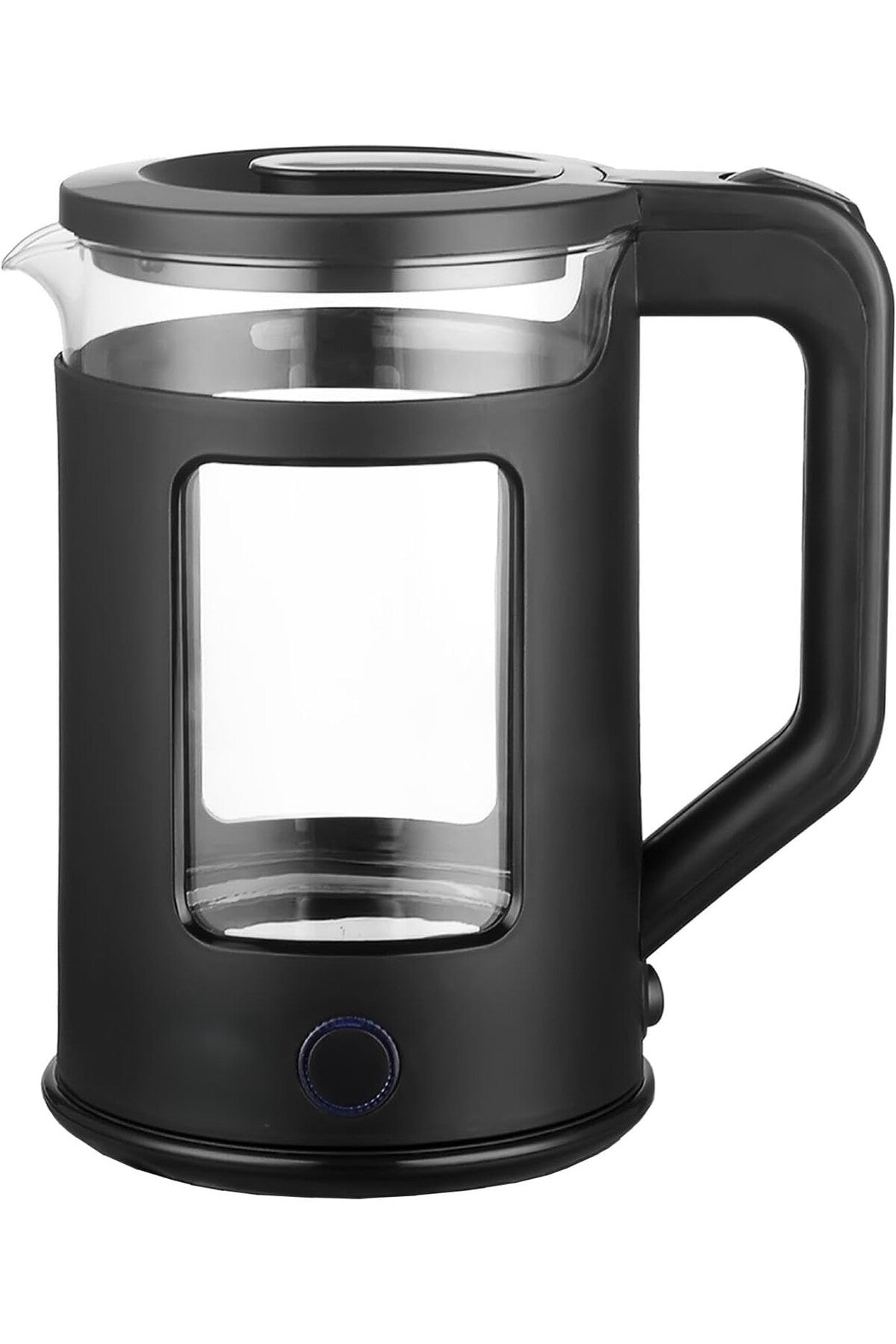 MAZAR Silver Crest 2L Electric Kettle, 1500W Boiling Glass Kettle Tea Coffee Water Boiler, SC1920