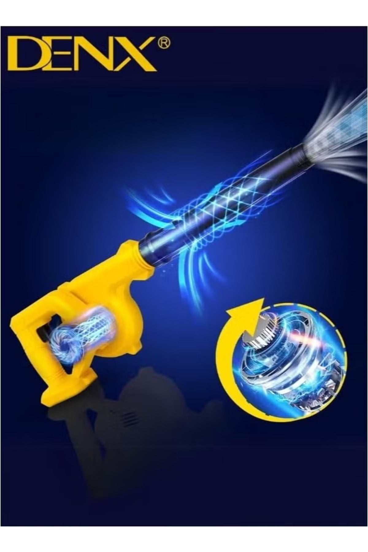 Handheld Blower for Dirt Removal, Cleaning and Dust Suction DX2532