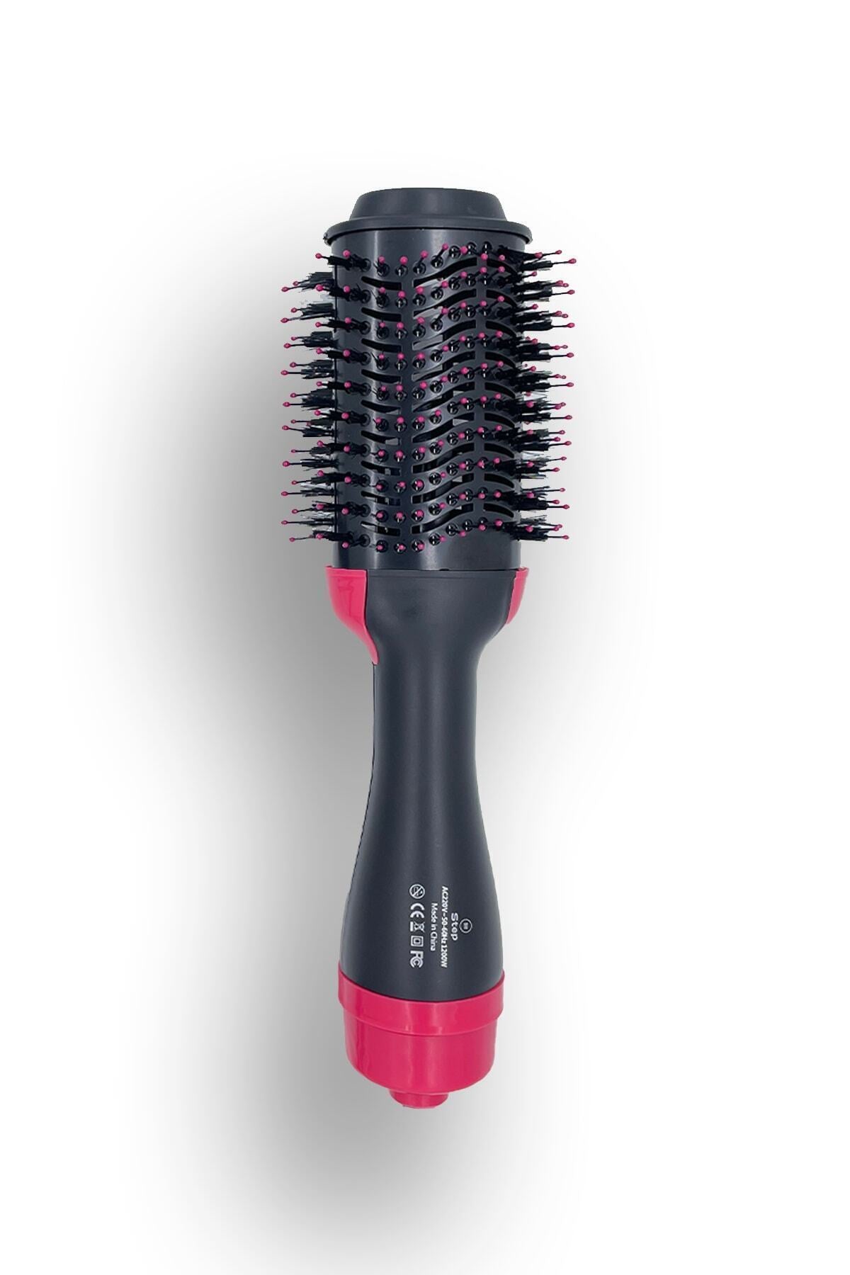 KRAWN 1200W 2-in-1 Ionic Hair Dryer Brush with 3 Heat Settings & 360° Swivel Cord KW-46030