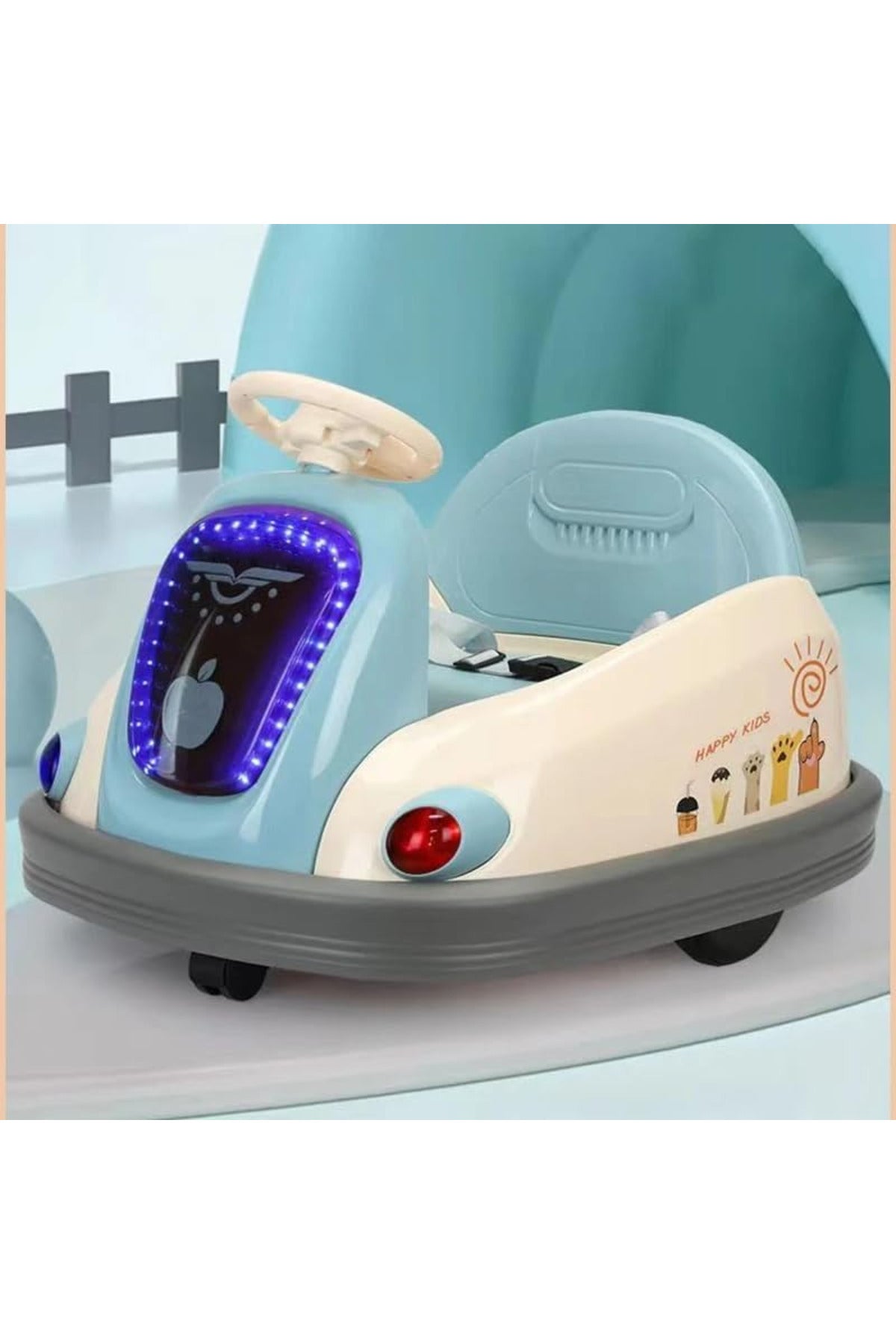 6.7V Kids' Electric Bumper Car with 360° Spin & Remote
