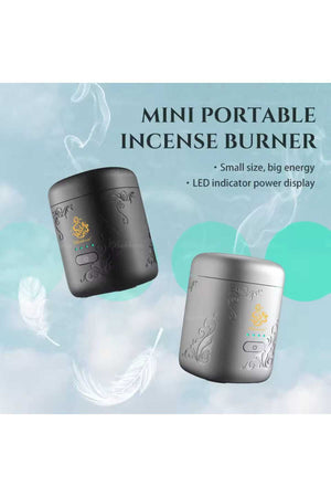 Newest USB Rechargeable Smart Incenses Burner, Car Electric Incense Holder, Arabic Bakhoor Burner
