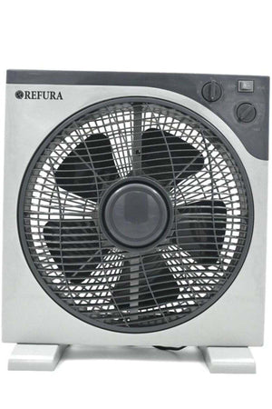 12 inch Box Fan With 3 Speed | 360 Degree Air Circulation | 60 Min Timer 70W RE-707