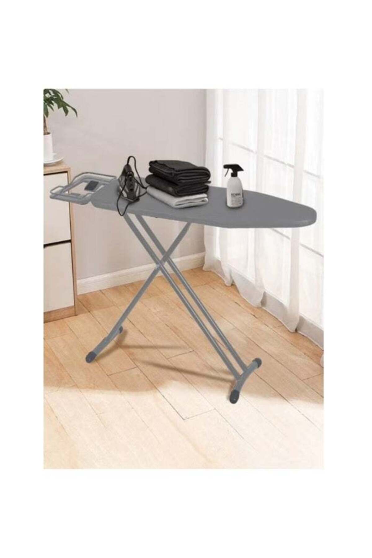 TURKISH IRON Board WITH Heat Resistant Cover, 110 * 33cm, Iron Board, Iron Rest, Anti-Skid Feet