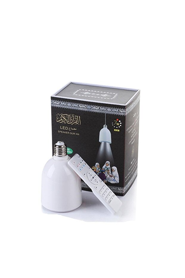 Holy Quran LED Lamp Quran Speaker with Blutooth, Remote & App Control, 16 Reciters, 18 Translations