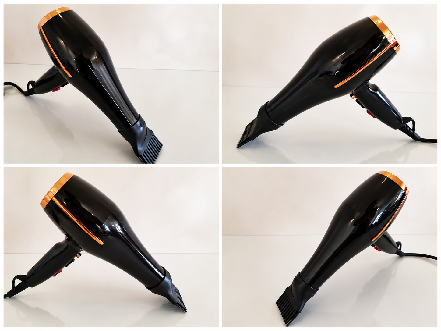 Professional Hair Dryer 3000W Black RE-3200