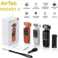 AirTab POCKET 4K Vlogging Camera Mini Digital Video Camera with 270° Rotating Lens, 2.0 IPS Screen, Auto Focus, 3000mAh Batte