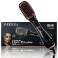 REFURA 1200W 2-in-1 Hot Air Hair Styling Brush, Portable Hair Styler, Dryer & Straightener RE-4888