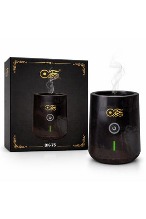 Rechargeable Bakhoor Burner, Luxury Electronic Oud Incense Diffuser with Ceramic Heating, BK-75