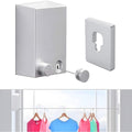 Retractable Laundry Line 4.2 meters Stainless Steel Adjustable Wall-Mount Clothesline