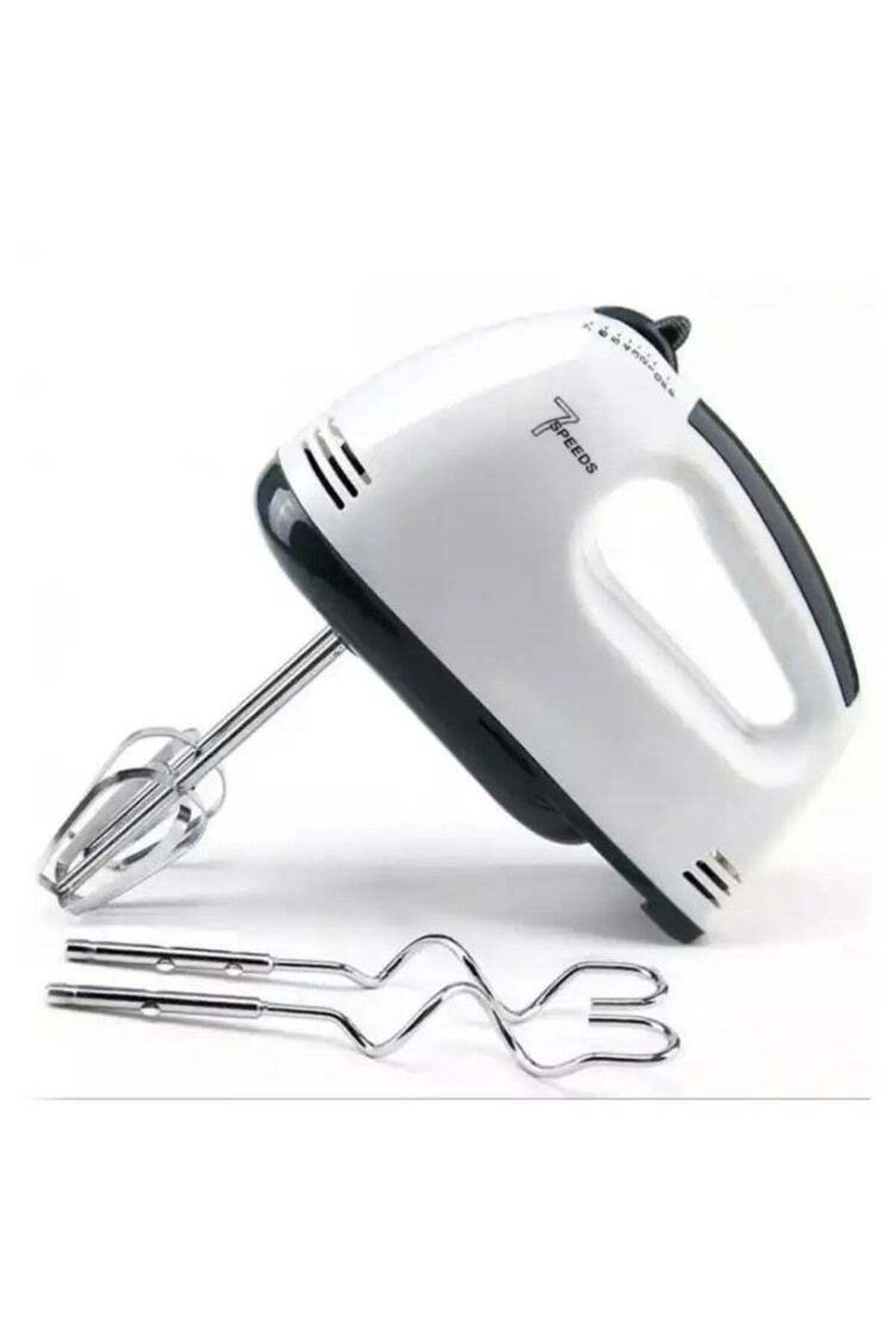 Hand Mixer RE-5310 - 200W, 7 Speed Handheld Mixer w/ 2 Beaters, 2 Hooks
