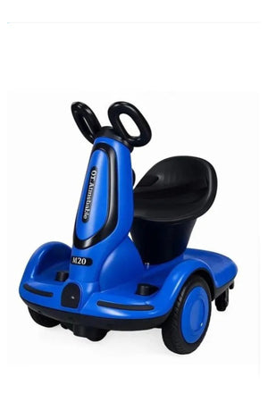 4 Wheels Kids Electric Scooter with Seat & LED Lights, Battery Ride On Toy 2–8 Years Children