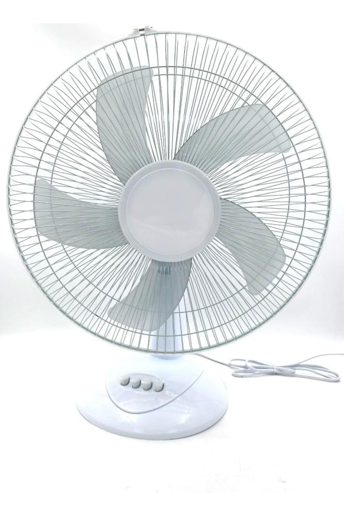 16-Inch Table Top Fan Powerful Air Cooler 3 Speed Setting 5 Blade Energy Efficient Cooling Desk Fan