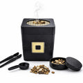 Electric Bakhoor Burner, Oud Mabkhara with 2000mAh Battery Cordless Flameless Incense Heater BK-128